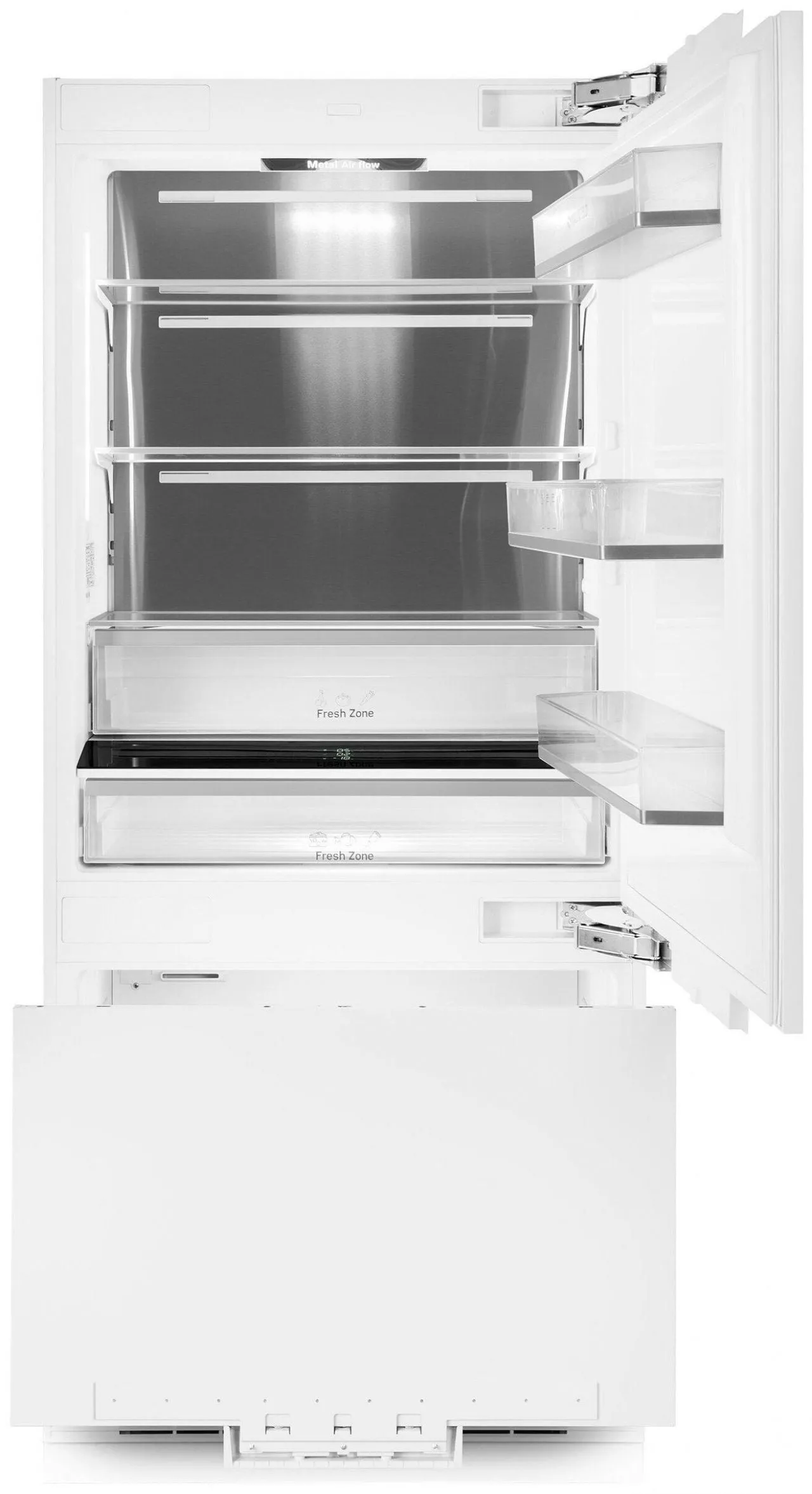 Холодильно-морозильная комбинация MAUNFELD MBF212NFW1 RU, белая