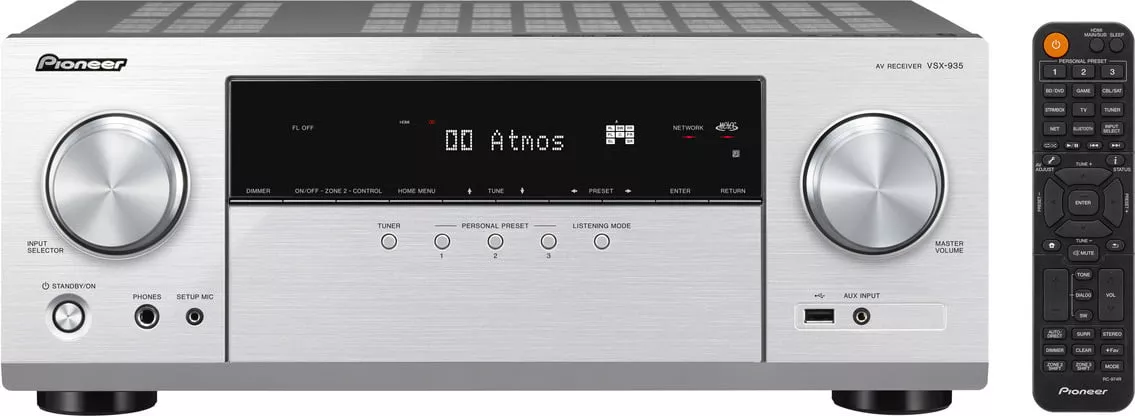AV-ресивер Pioneer VSX-935 7.2, серебро